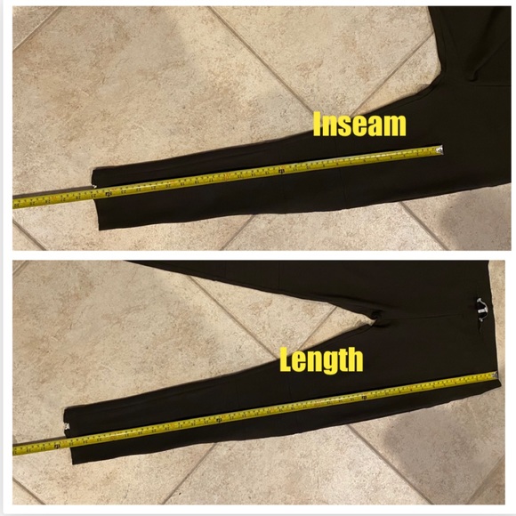 Sandro Ankle Zip Olive Green Leggings - Picture 5 of 8